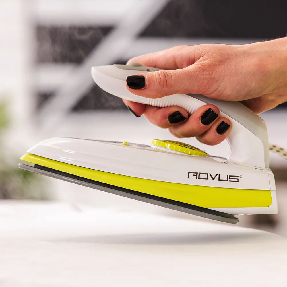 A small travel iron is coming to the rescue!